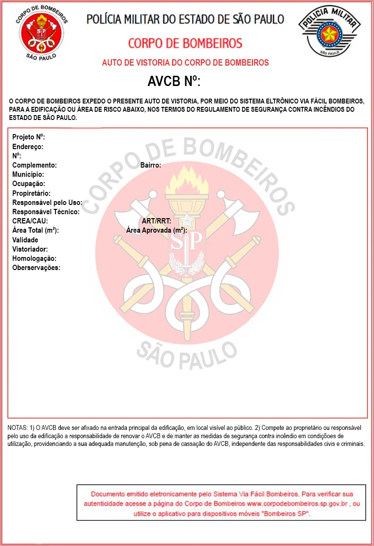 Imagem do documento AVCB